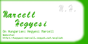 marcell hegyesi business card